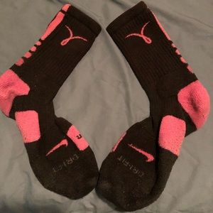 Nike cancer awareness elite sock